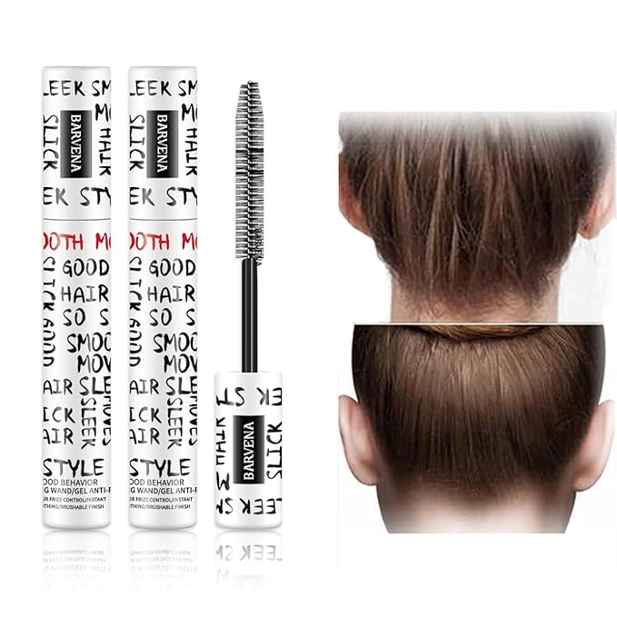 Good Behavior Frizz & Flyaway Taming Wand (2pc) Instantly Smooths Flyaways, Slicks Back Styles & Details Edges | 24-Hour Frizz Control Vegan + Cruelty Free