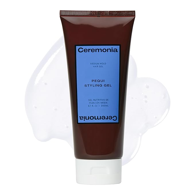 Ceremonia Pequi Styling Gel Clean Hair Gel Pequi Oil 6.7 Fl Oz 200 mL