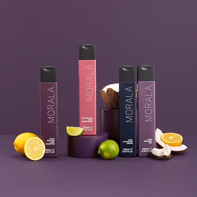 Curl Restoration Bundle, 4 x 8.45fl.oz Full Sizes in Gift Box, Curl Enhancing Set with Frizz Defying Shampoo, Detangling Conditioner, Curl Activator Cream and Defining Gel