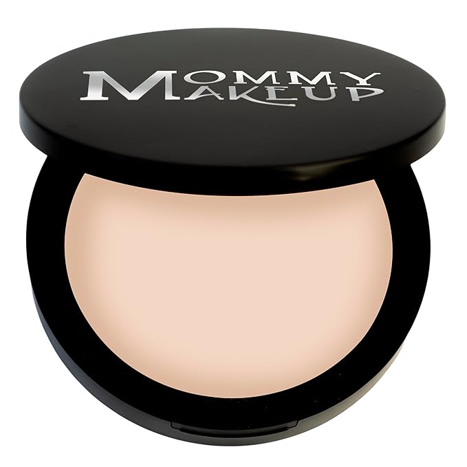 Mineral Dual Powder - 4-in-1 Pressed Mineral Foundation with SPF 15 for Flawless Glow - Oil-Free, Talc-Free, Gluten-Free, 0.45 oz (Cuddle - Light/Medium) by Mommy Makeup