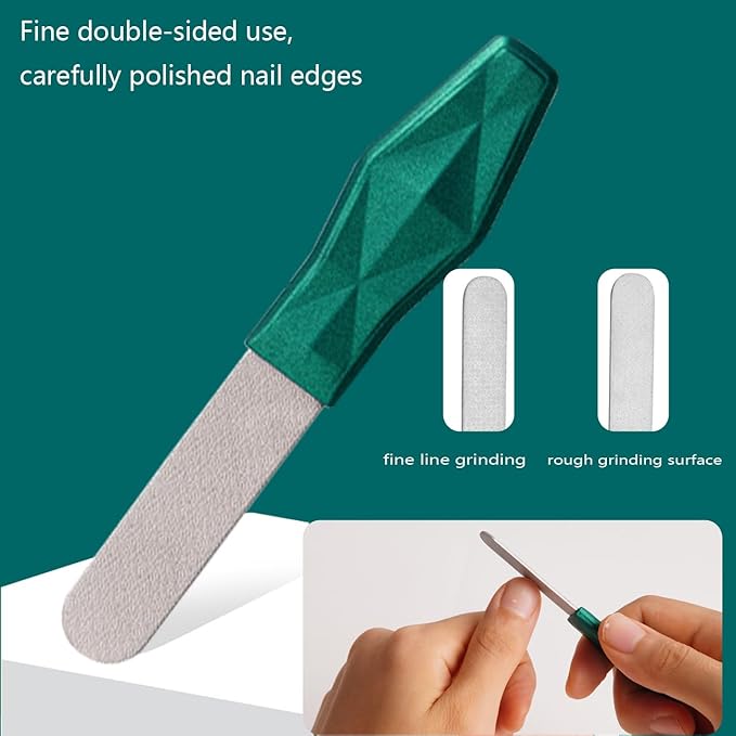 Angled Nail Clippers Green Eagle Beak Oblique Slanted Curved Thick Professional Nail Clippers for Women Adult Men Ingrown