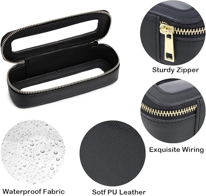 Travel Clear Makeup Bag Set, TSA Approved Cosmetic Bag Case with Zipper Portable Makeup Pouch Toiletry Bag Traveling Cosmetic Organizer Storage Bag Car Organizer Car Essentials