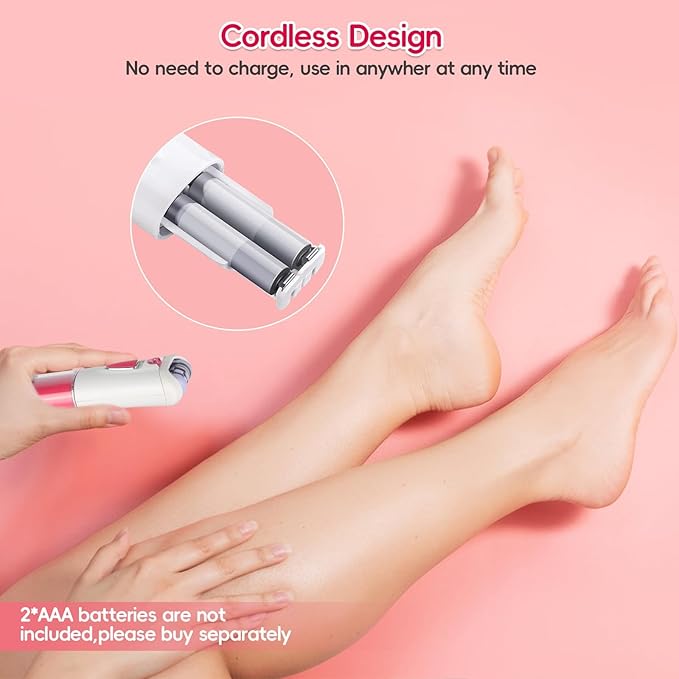 2026 New Glamorous Skin Ice Cooling Epilator for Face and Body, Cordless Portable Hair Removal Device for Women with LED Light, Smooth Glide for Facial, Bikini, Arms and Legs