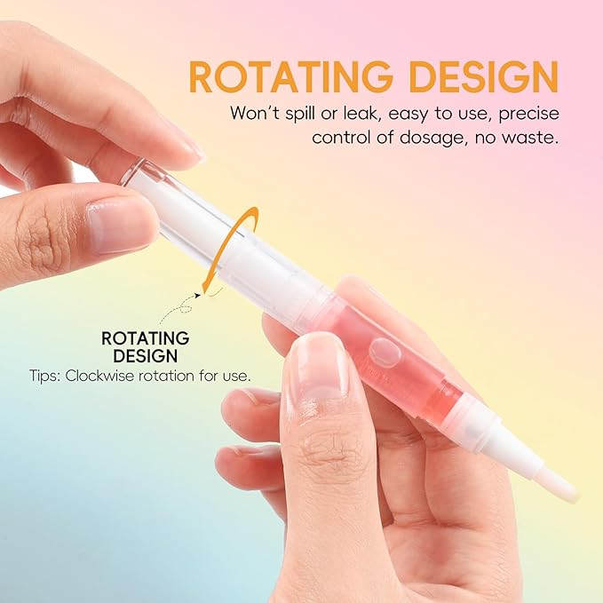 COSCELIA 8pcs Cuticle Oil Pen Bulk for Nails Polish Repair Pen Nail Nourishment Polish with Vitamins to Nourish and Moisturize Skin for Cuticle Nail Care