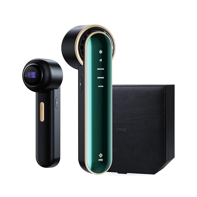 JOVS Blacken PRO Skincare Device for Face, Facial Beauty Device for Skin Rejuvenation Spot and Blemish Lightening, Ice-Cooling Contact | 3 Modes (Green)