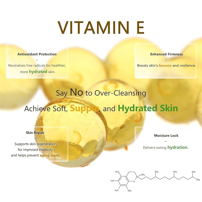 Vitamin E Cleansing Balm (3oz) – Removes Waterproof Makeup & SPF, Hydrating, No Double Cleanse, Korean Oil-Based, Vegan, Travel-Friendly Tin with Magnetic Spatula, For All Skin Types