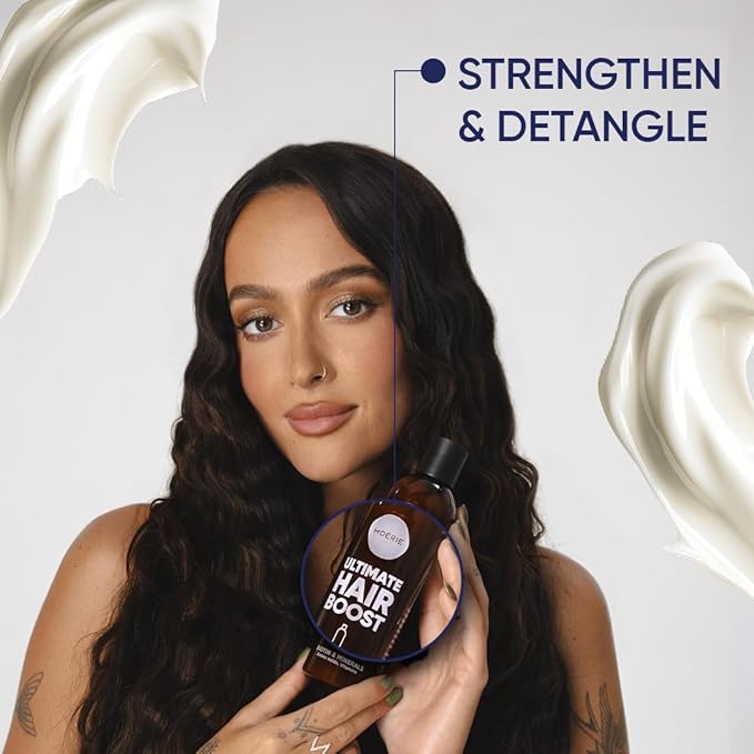 Moerie Ultimate Hair Growth Conditioner – For Longer, Thicker, Fuller Hair - Vegan Friendly Volumizing Hair Products – Paraben & Silicone Free – All Hair Types – Reverse Hair Loss – 8.45 fl oz (250ml)