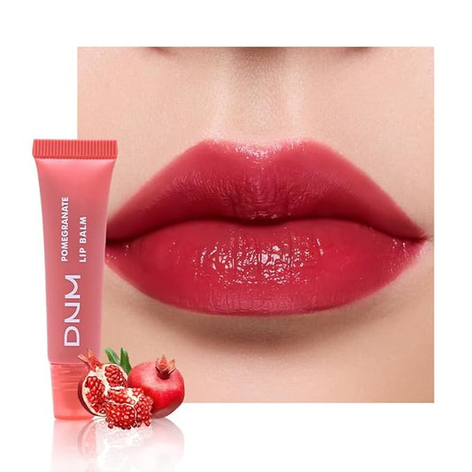 evpct Nourishing Moisturizing Tinted Lip Balm for A Sheer Tint of Color, Softens Smooths Hydrates Moisturizes Lightweight, Lip Care Gloss Plumper Stain for Women Dry & Chapped Lips, 09# POMEGRANATE