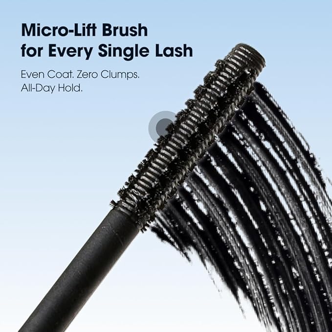 AirFixing Mascara – Smudge-Resistant Tubing Formula | 0.5mm Precision Brush | Patented Air-Sealed Container to Reduce Drying | Easy Warm-Water Removal | 8.5g | Made in Korea (Black) (Black)