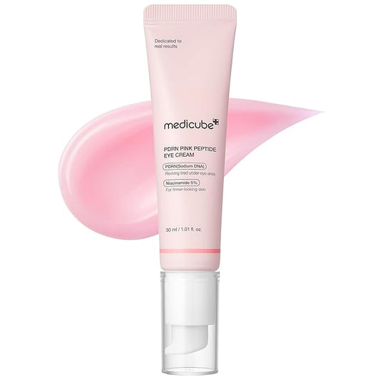 medicube Eye Serum with Salmon DNA PDRN & Pink Peptides | 99% Purity Retinol for Fine Lines | PDRN & Niacinamide for Uneven Skin Tone | Korean Skincare, 1.01 fl.oz