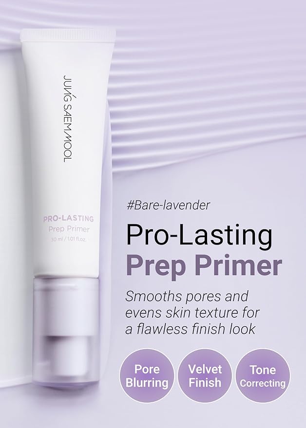 [JUNGSAEMMOOL OFFICIAL] Pro-Lasting Prep Primer #Bare-lavender | 30 ml / 1.01 fl.oz.