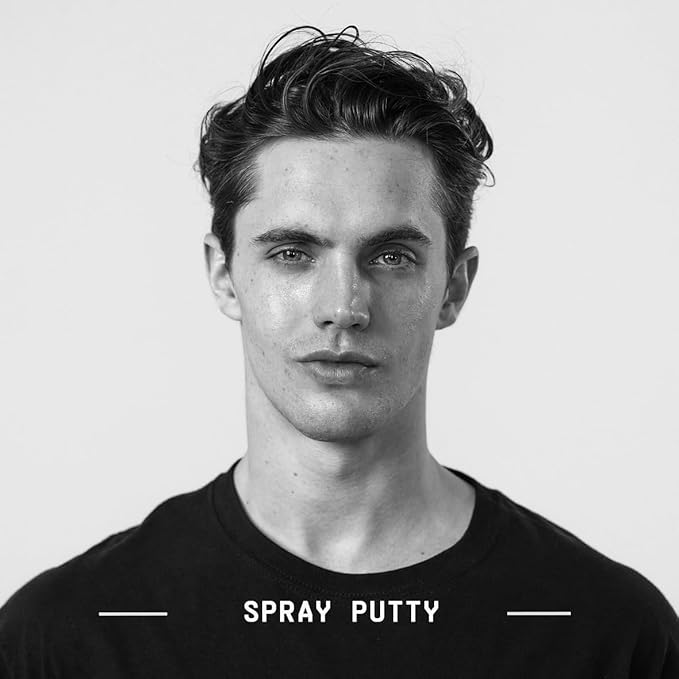 Fatboy Hair Spray Putty, Heavy Hold Styling Texturizing Spray for Volume, Texture & Sculpting, Matte Finish, Hair Care for Medium to Thick Hair, Tousled Hair Style, Paraben Free, Color Safe, 3.5 oz