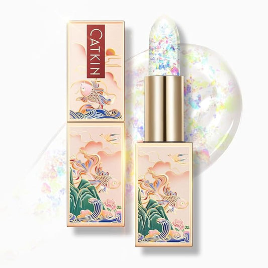 CATKIN Lip Balm Color Changing Lipstick Ultra Hydrating Lip Moistrurizer with Vitamin E Nourishing For Cracked & Dry Lips 0.12 oz C21