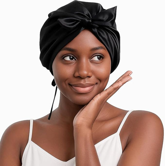 DAISYSILK 100 Pure Mulberry Silk Hair Bonnet for Sleeping Silk Hair Wrap for Women