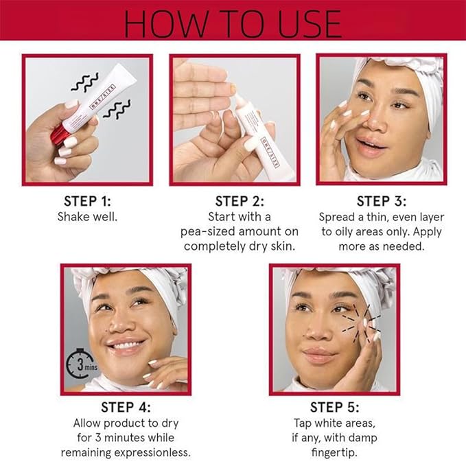 Extreme Mattifying Alkaline Face Primer with Oil Sucker Technology, Long-Wear Makeup Base, Shine Control for Oily/Combination Skin, Pore Minimizer, Non-Comedogenic