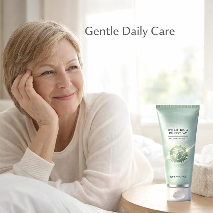 Healora Intertrigo Relief Cream - Skin Fold Moisture Barrier with Zinc Oxide - Fast Acting Soothing Support for Friction-Prone Areas - Non-Greasy & Non-Steroid Formula 2 PACK