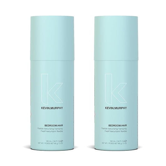 KEVIN.MURPHY BEDROOM.HAIR - Flexible Texturising Hair Spray - For All Types - Hair Care for Effortless Bedroom Hair - With Ginger Root Extract - 100 mL / 3.4 fl oz (Pack of 2)