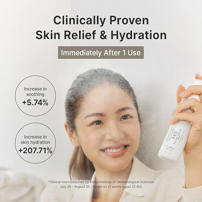 Dr.Althea 345 Relief Cream & Mist Duo | Soothing Recovery & Moisture for Sensitive Skin | Korean Vegan Skin Care Set for All Skin Types