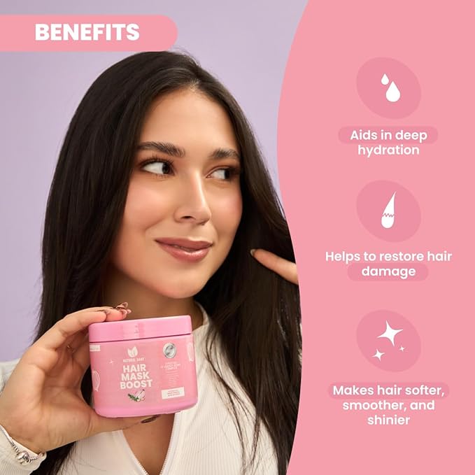 Natural sant Hair Mask with Onion, Rosemary and Argan Oil plus Collagen, 3 Peptides and 11 Amino Acid Complex for Strength and Growth