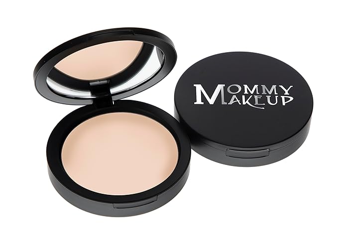 Mineral Dual Powder - 4-in-1 Pressed Mineral Foundation with SPF 15 for Flawless Glow - Oil-Free, Talc-Free, Gluten-Free, 0.45 oz (Cuddle - Light/Medium) by Mommy Makeup