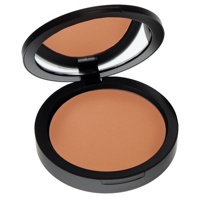 Mineral Dual Powder - 4-in-1 Pressed Mineral Foundation with SPF 15 for Flawless Glow - Oil-Free, Talc-Free, Gluten-Free, 0.45 oz (Toasted - Medium Dark Tan) by Mommy Makeup
