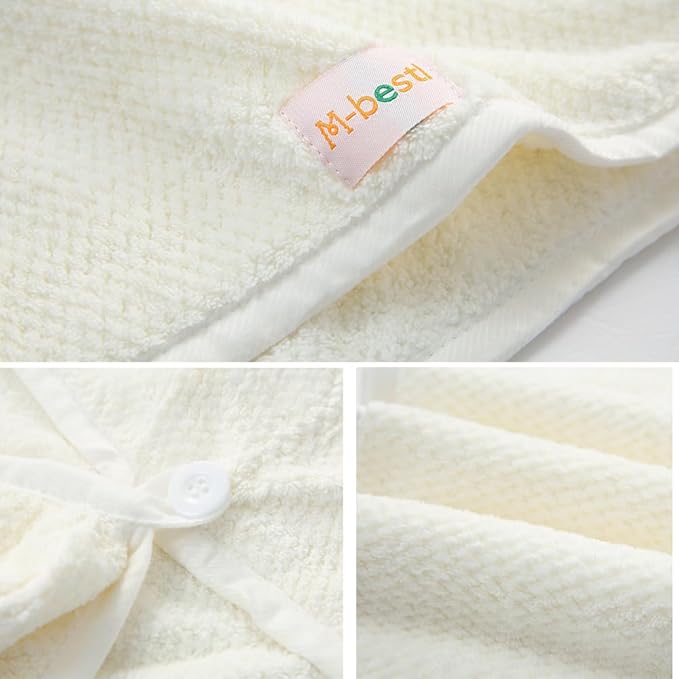 2 Pack Microfiber Hair Towel Wrap,Hair Drying Towel with Button, Hair Towel Turban,Quick Dry,Anti-frizz,Absorbent Head Towel (Pink&Beige)