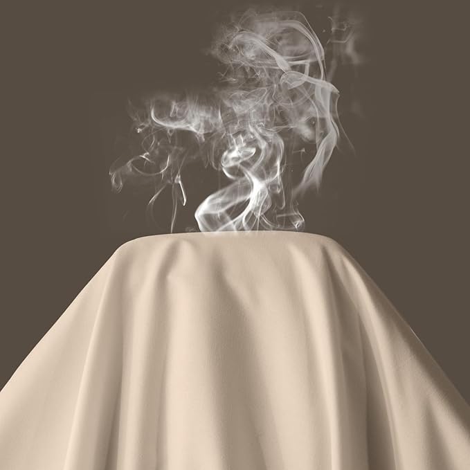 Maple&Stone King Flat Sheet 6 Pack,Premium Soft & Breathable,Brushed Microfiber Fabric,Anti-Shrinkage & Non-Fading,Bulk Flat Sheets Only King Size(Beige)