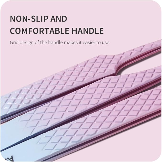 Eyelash Extension Tweezers,Fiber Tip Grip Boot Volume Lash Tweezers,Professional Pointed Lash Extension Tweezers for Easy Lash Application and Removal-F02