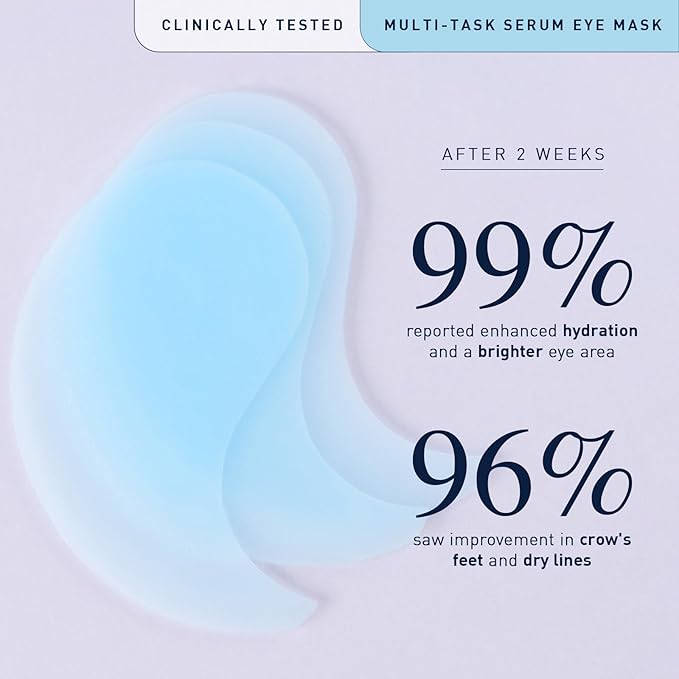 Enaskin Naturals Under Eye Patches for Dark Circles: 60 Pairs Retinol Collagen Eye Gels Mask - Reduce Wrinkles Puffy & Bags - Skin Treatment Pads - Anti Aging Moisturizer For Women (Blue 2 Pack)