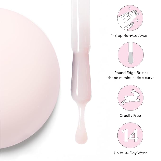 Dashing Diva One Gel Color Duo - Pinks - Pointe & Aristocrat - 3-in-1 Base Coat, Nail Color & Top Coat - Gel Nail Polish Set - Contains 2 Colors