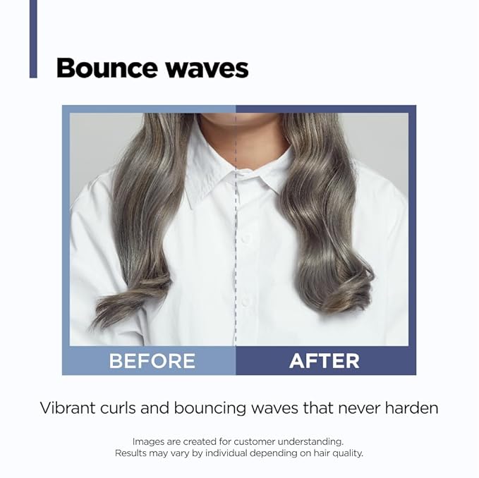 AMOS PROFESSIONAL Curling Essence 2X Bouncy Wave 5 fl oz – Korean Hair Essence for Wavy & Curly Hair, Frizz Control Styling Gel with Soft Hold, Curl Definition, Non-Sticky Finish