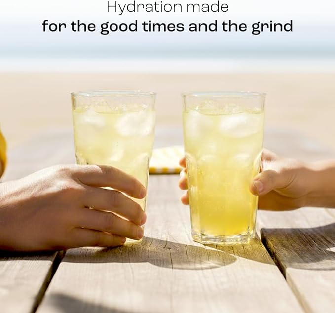 KEY NUTRIENTS Multivitamin Electrolytes Powder No Sugar - Refreshing Lemonade Electrolyte Powder - Sodium & Energy Supplement - Hydration Powder - No Calories - 90 Servings - Made in USA