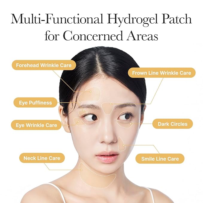 ARENCIA Retinal Boosting Eye Mask, Hydrogel Under Eye Patches with Peptides for Dark Circles, Puffiness, Fine Lines, 60 Patches, 2.96 oz