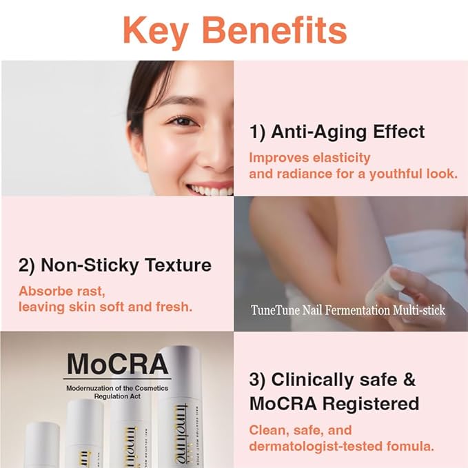 Fermentation Multi Stick | Herbal Fermented Nail Balm | Deep Nourishment & Hydration | Vegan Certified Natural Nail Care | For Dry or Rough Nails | Compact & Travel-Friendly | 10g