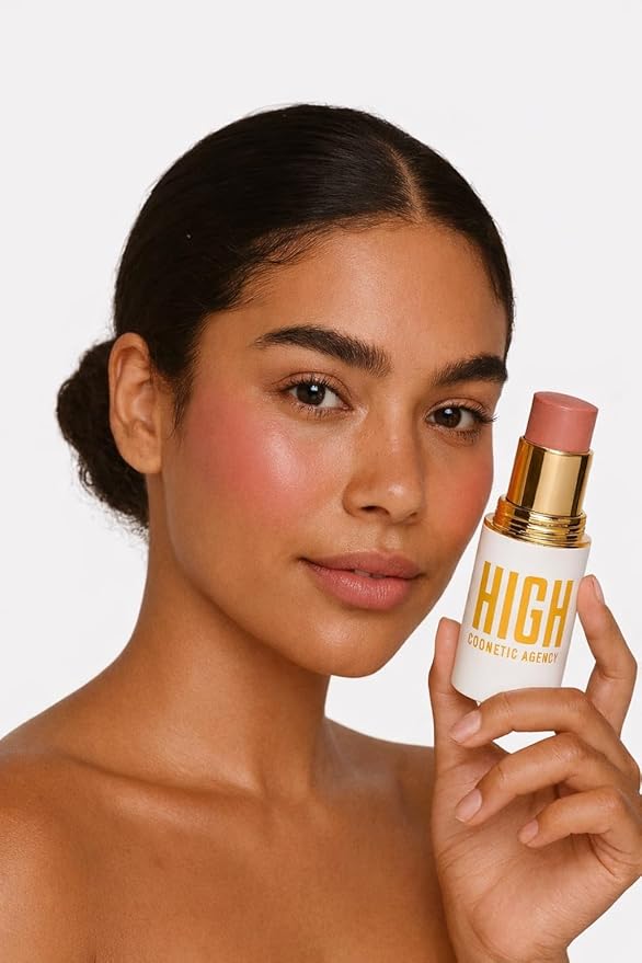 Contour Sticks Makeup,For Ivory Glow/Fair Skin, Creamy, Blendable, Natural Finish,For Fair/Ivory Skin, Seamless Blend, Long-Wear High Cosmetic Agency (Fresia Blush)