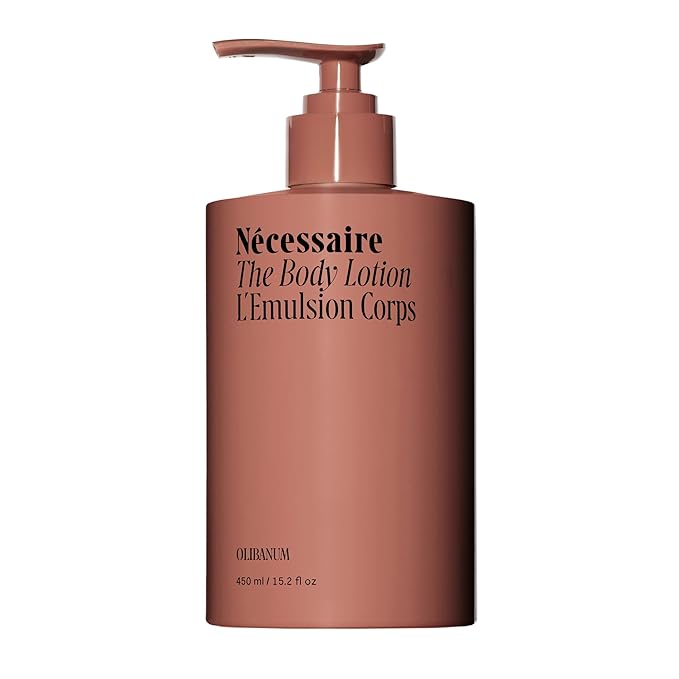 Nécessaire The Body Lotion Olibanum - Multi-Peptide Moisturizer - Firming Body Lotion for Women + Men. 2.5% Niacinamide. Non-Comedogenic + Hypoallergenic for Sensitive Skin - 15.2oz