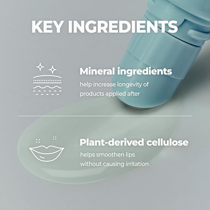 Laka Soothing Prep Lip Mask, 10ml/0.33 fl.oz, Cooling Peel-Off Lip Mask, Jelly tip for Hygienic & Easy Application, Daily Lip Care, K-Beauty