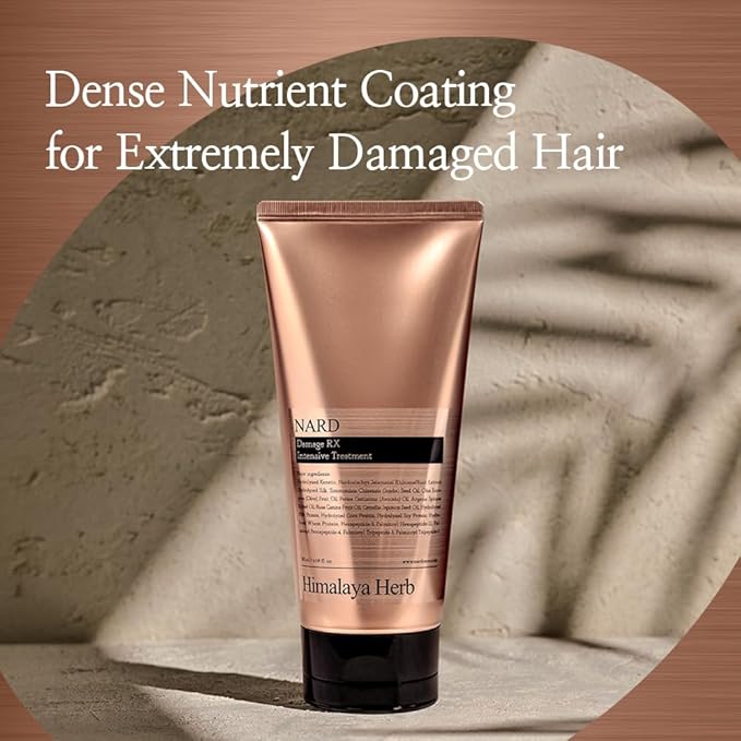 NARD RX Hair Conditioner for damaged hair / 6.08 oz - RX Treatment, High-Nutrition, and Split Hair Care (Containing Amino Acids, Protein, Keratin, Silk, 11 Peptides, Vitamin E, and 6 Oils)