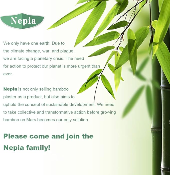 Nepia Hypoallergenic Bamboo Fabric Assorted Shapes Bandages | PFAS Free & Latex Free | Eco-Friendly Compostable Bandaids for Sensitive Skin & Scrapes | Flexible Fabric Family Pack (100 Count)