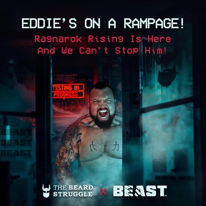 The Beard Struggle The Beast Line Beard Oil for Men Ragnarok Rising Eddie Hall Beast Line - Signature Edition - Day Liquid Tonic Beard Growth Oil - Beast Collection 1 fl oz