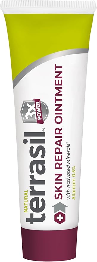 terrasil Skin Repair for Angular Cheilitis, Folliculitis, Impetigo, Lichen Sclerosus, Boils, Pitted Keratolysis, Fast Relief & Supports Healing. Dermatologist Tested & Hypoallergenic Approved (1oz)