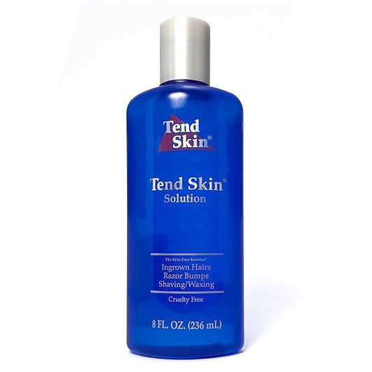 Tend Skin Solution for Unsightly Razor Bumps, Ingrown Hair and Razor Burns, Post Shaving and Waxing Toner for Men and Women, Made in USA, 8 Oz