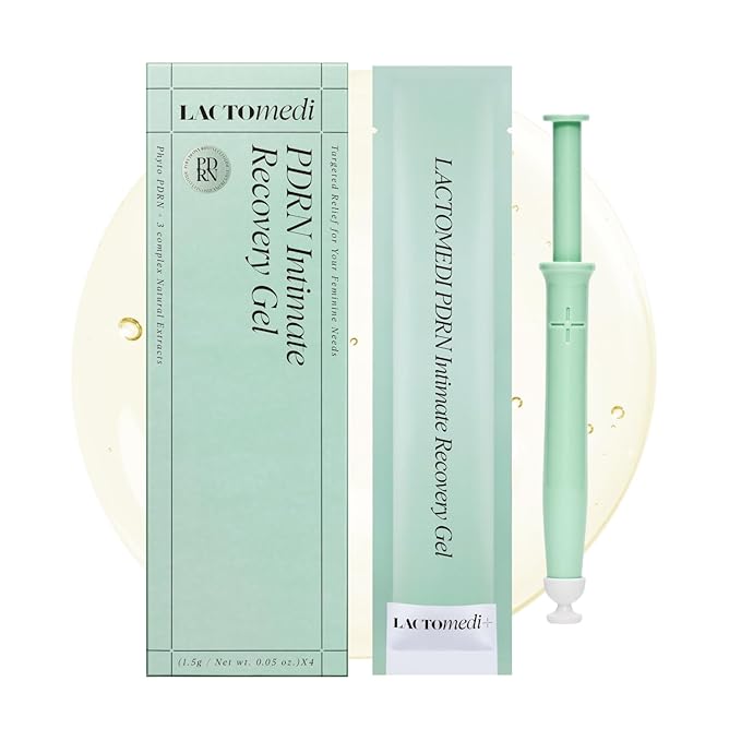 LACTOMEDI PDRN Intimate Recovery Gel (4 pcs) – Vegan Phyto-PDRN Vaginal Moisturizing Gel for Elasticity & Firm-Feel Support, Hydrating Intimate Care, pH Balanced