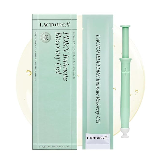 LACTOMEDI PDRN Intimate Recovery Gel (4 pcs) – Vegan Phyto-PDRN Vaginal Moisturizing Gel for Elasticity & Firm-Feel Support, Hydrating Intimate Care, pH Balanced
