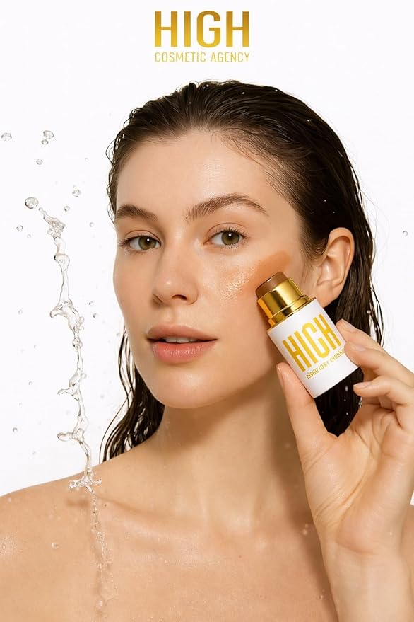 Contour Sticks, Contour Spice Ginger, For Tan Skin, Creamy, Buildable, Long-Wear, High Cosmetic Agency, Blush,Cream Contour Stick Set,Vegan Blendable Makeup Pro Sculpt Finish.