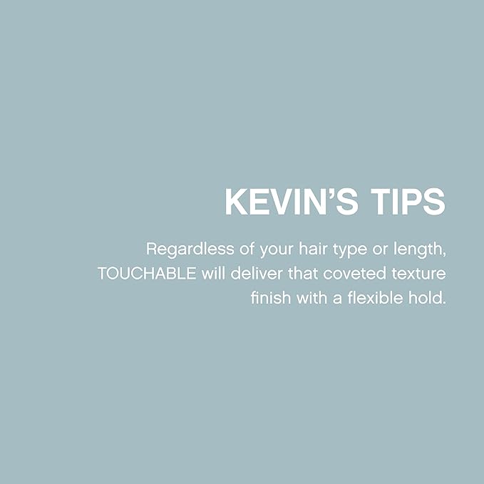 KEVIN.MURPHY TOUCHABLE - Spray Wax Finishing Hair Spray - For All Types - Hair Styling for Texture & Hold - Long Lasting - With Milk Thistle & Carrot Seed Oil - 250 mL / 8.4 fl oz (Pack of 2)