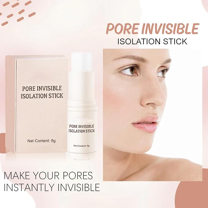 Pore Primer Stick, Evens Skin Tone & Hydrates, Blurs Pores & Conceals Imperfections, Waterproof & Sweatproof, Smooth Long-Lasting Wear