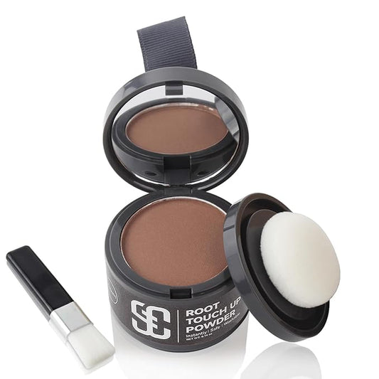SOVONCARE Hairline Powder - Root Touch Up & Gray Hair Concealer for Men and Women, Instantly Covers Thinning Hair and Bald Spots, Natural-Looking Coverage Light Auburn
