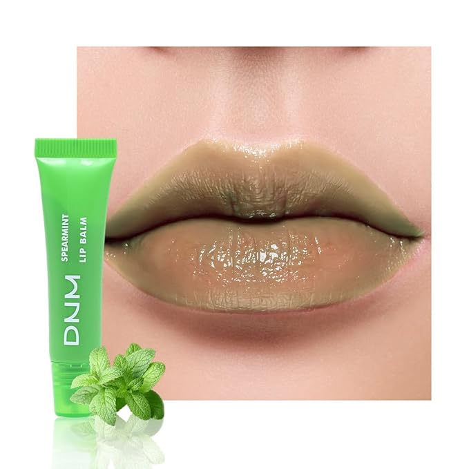 evpct Nourishing Moisturizing Tinted Lip Balm for A Sheer Tint of Color, Softens Smooths Hydrates Moisturizes Lightweight, Lip Care Gloss Plumper Stain for Women Dry & Chapped Lips, 05# SPEARMINT