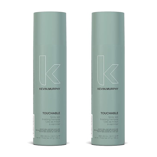 KEVIN.MURPHY TOUCHABLE - Spray Wax Finishing Hair Spray - For All Types - Hair Styling for Texture & Hold - Long Lasting - With Milk Thistle & Carrot Seed Oil - 250 mL / 8.4 fl oz (Pack of 2)